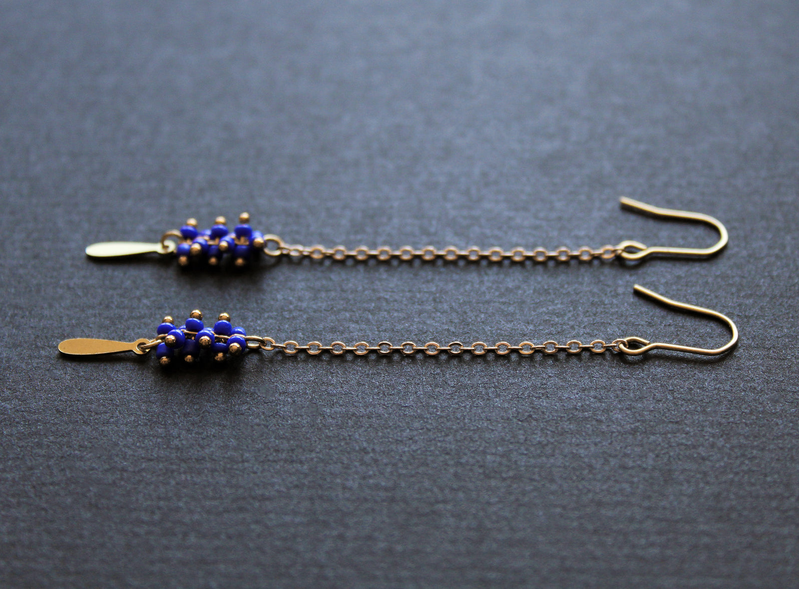 Palo Earrings Blue - Long