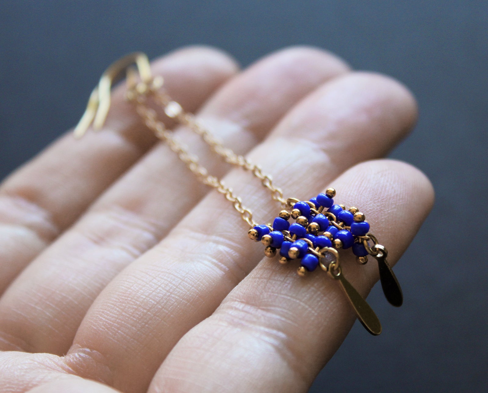 Palo Earrings Blue - Long