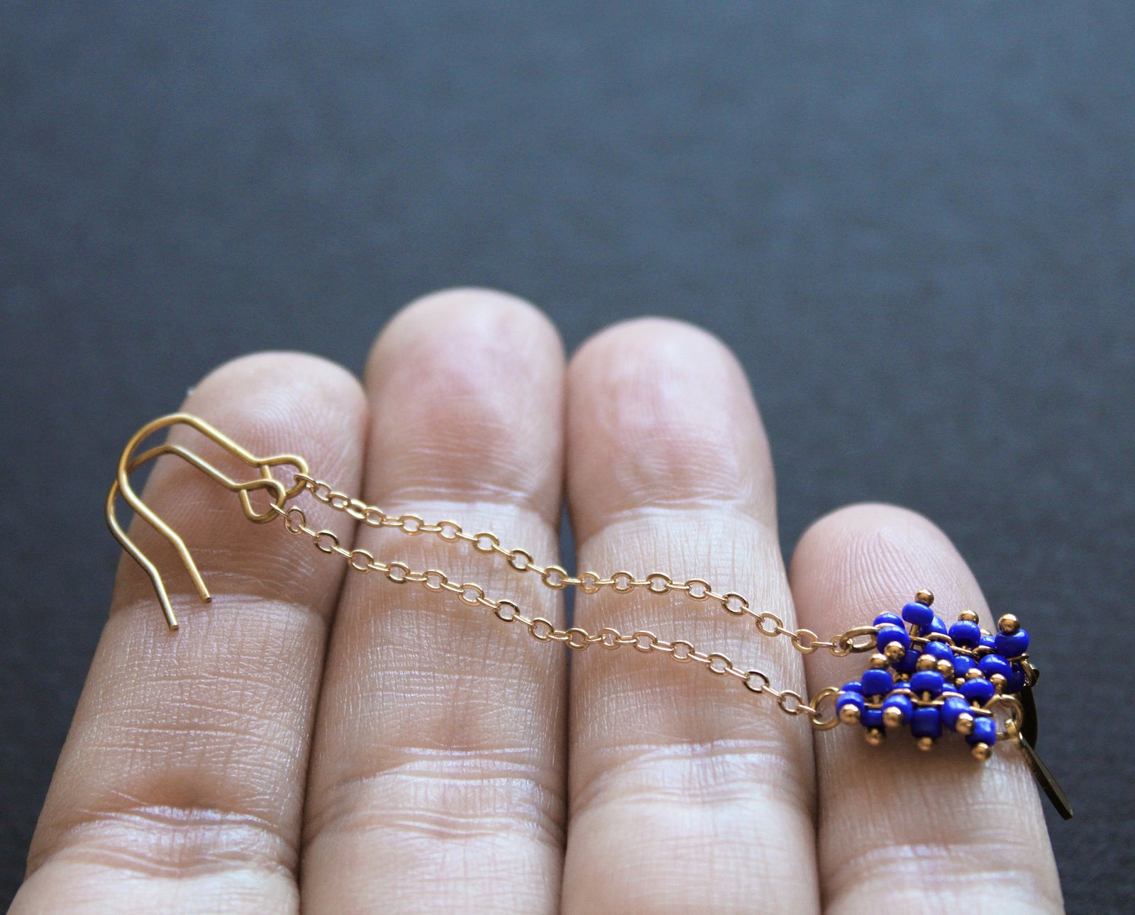 Palo Earrings Blue - Long