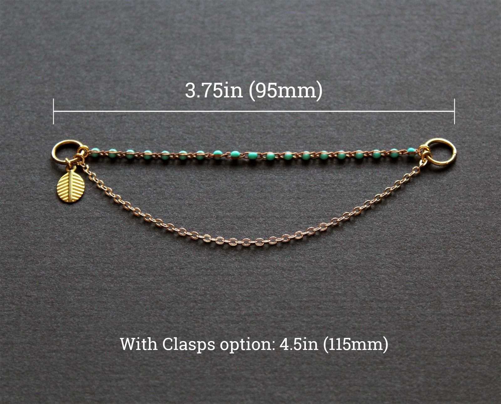 Lani Shoe Chain - Turquoise
