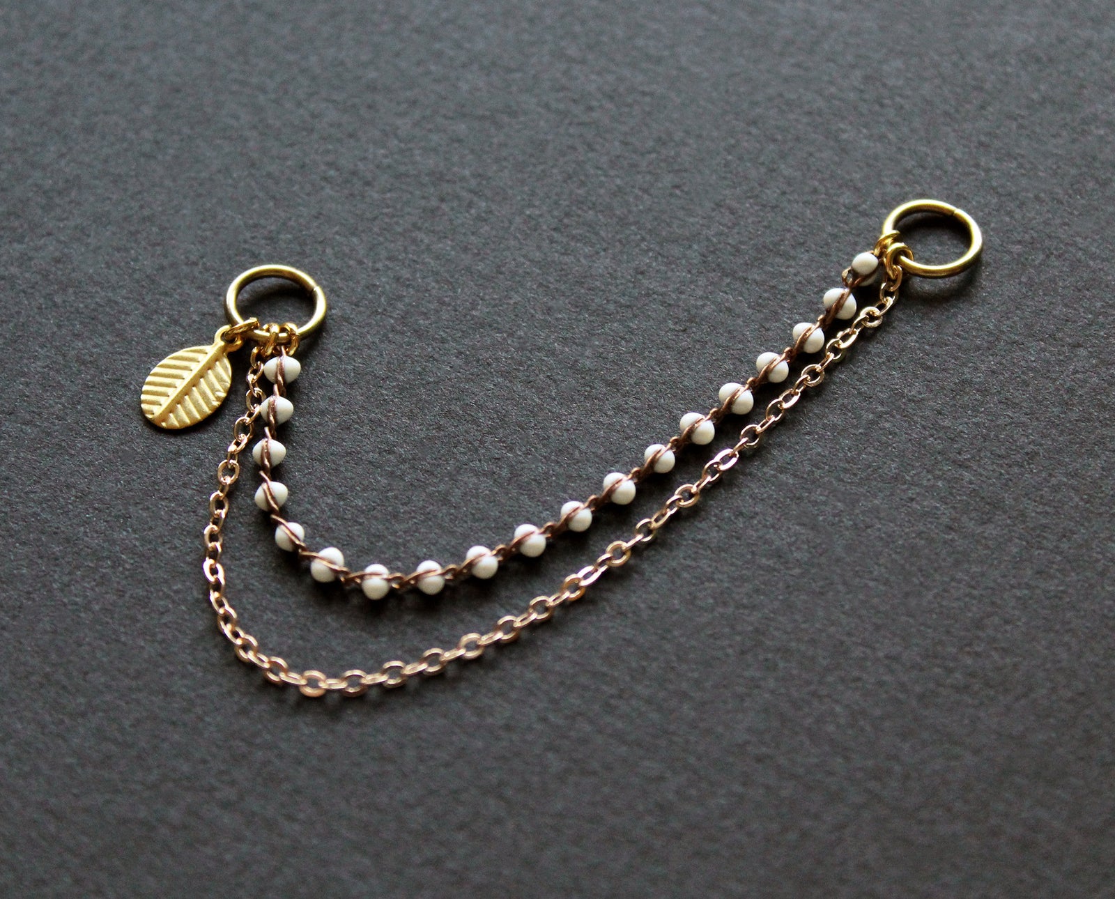 Lani Shoe Chain - White