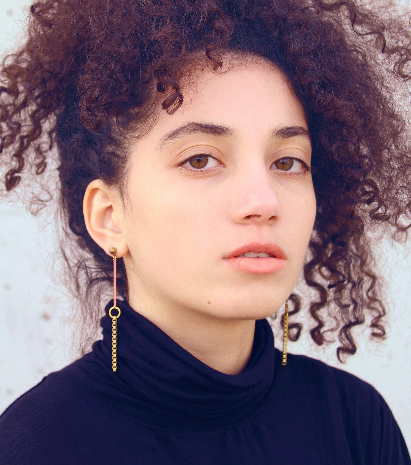 Jillian Earrings Black - Nea