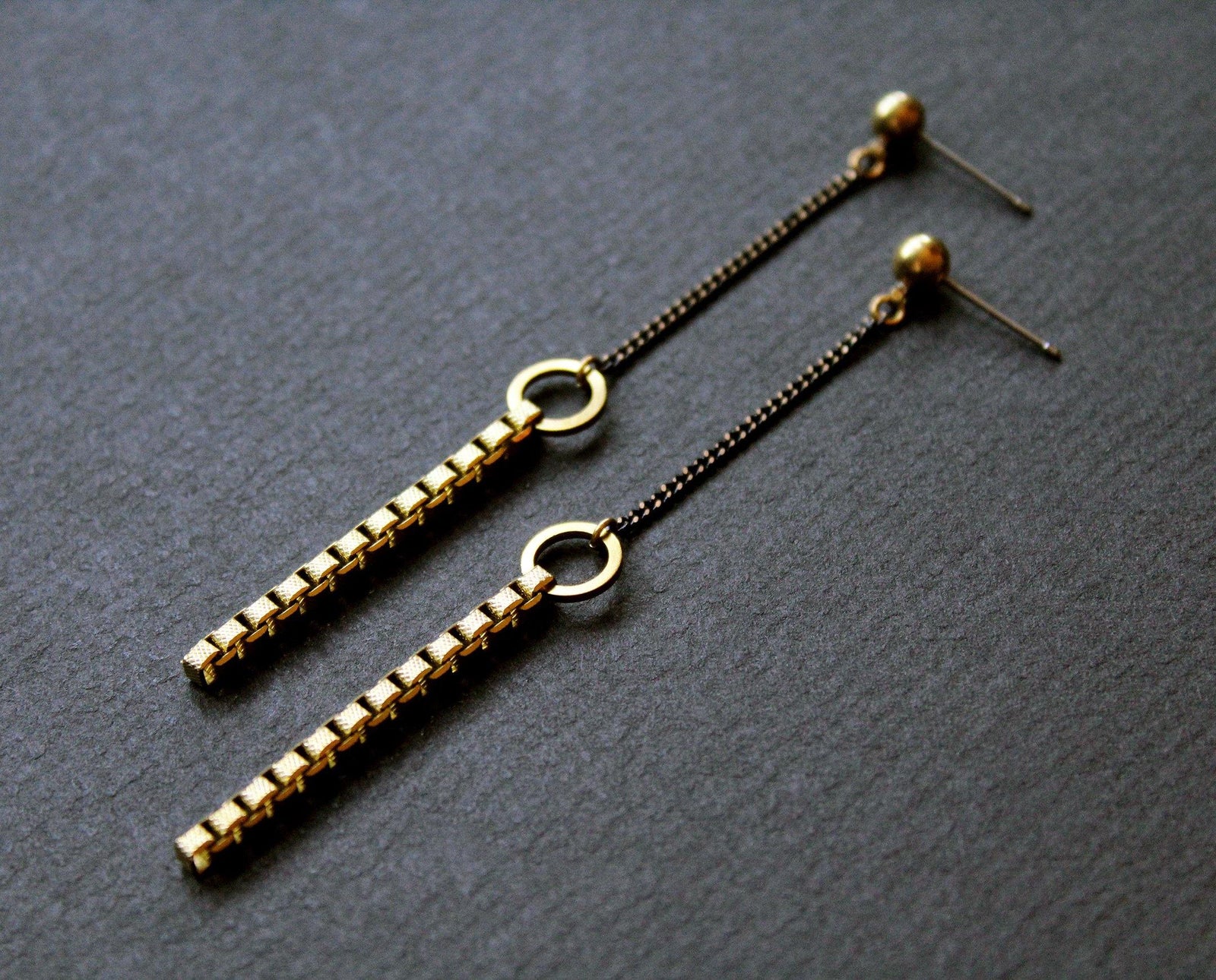 Jillian Earrings Black - Nea