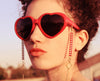 Kalea Glasses Chain Red - Nea