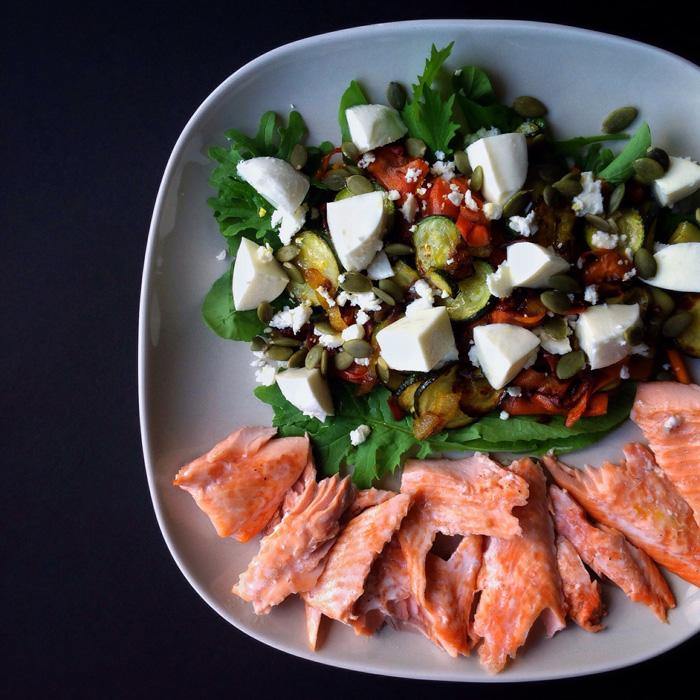 · Trout & Balcony mixed greens - Nea