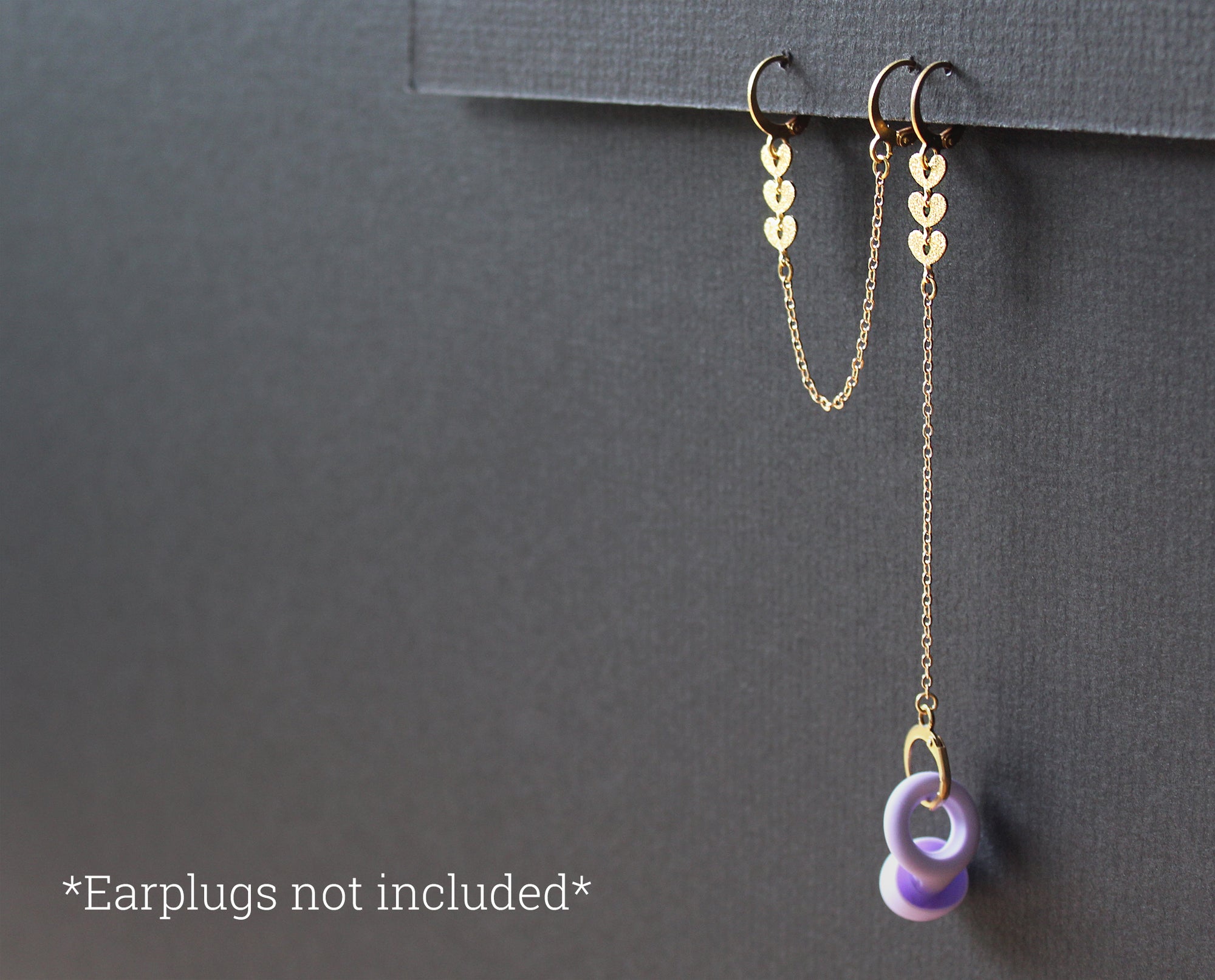Boucles d'oreilles à earplugs Akoma