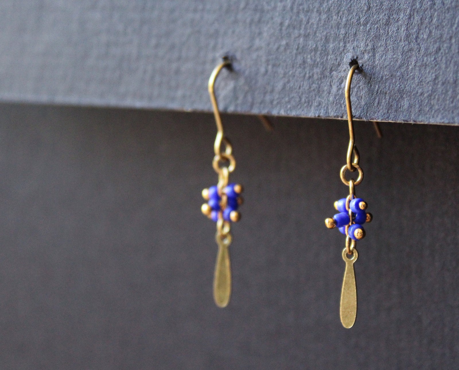 Palo Earrings Blue - Short