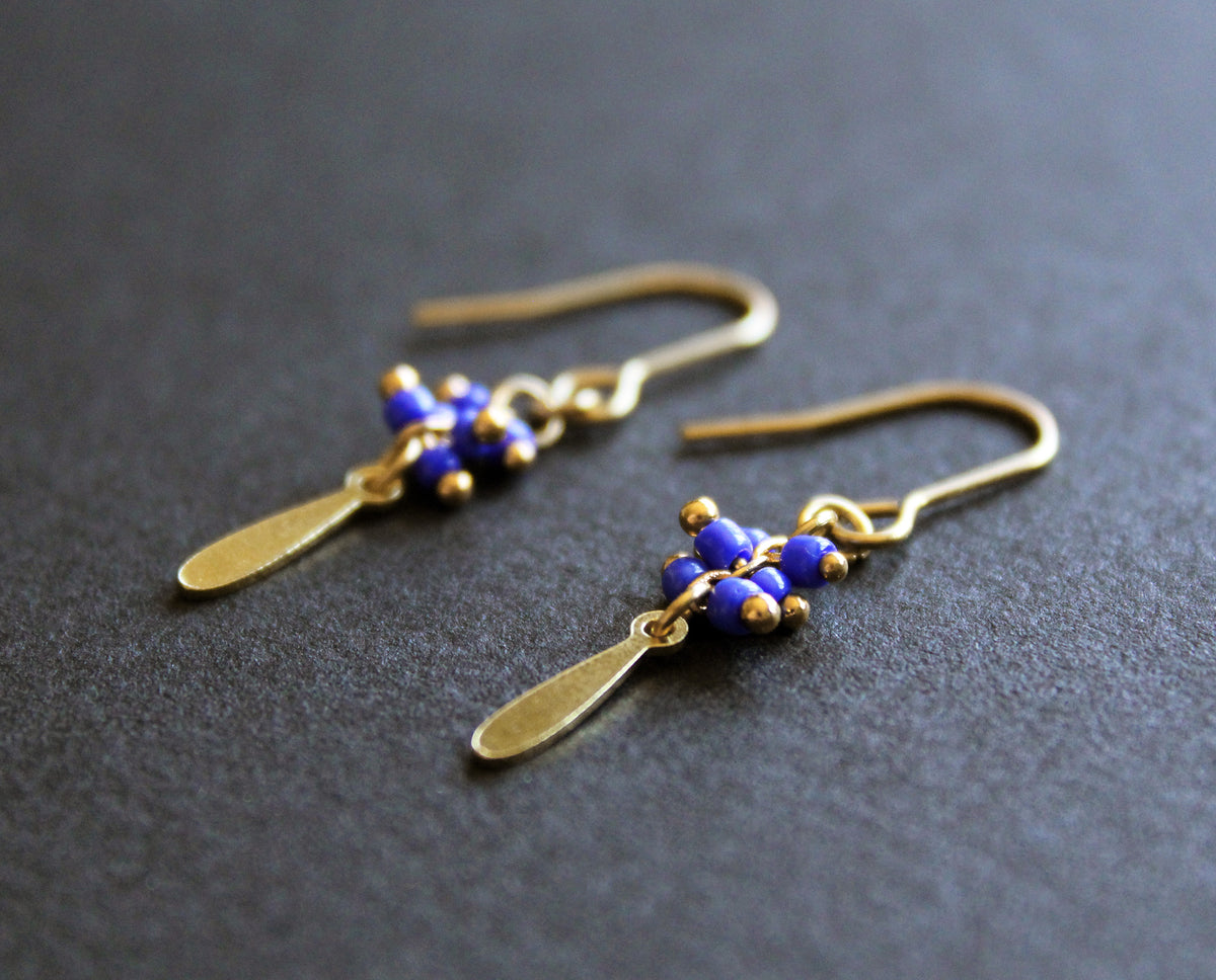 Palo Earrings Blue - Short