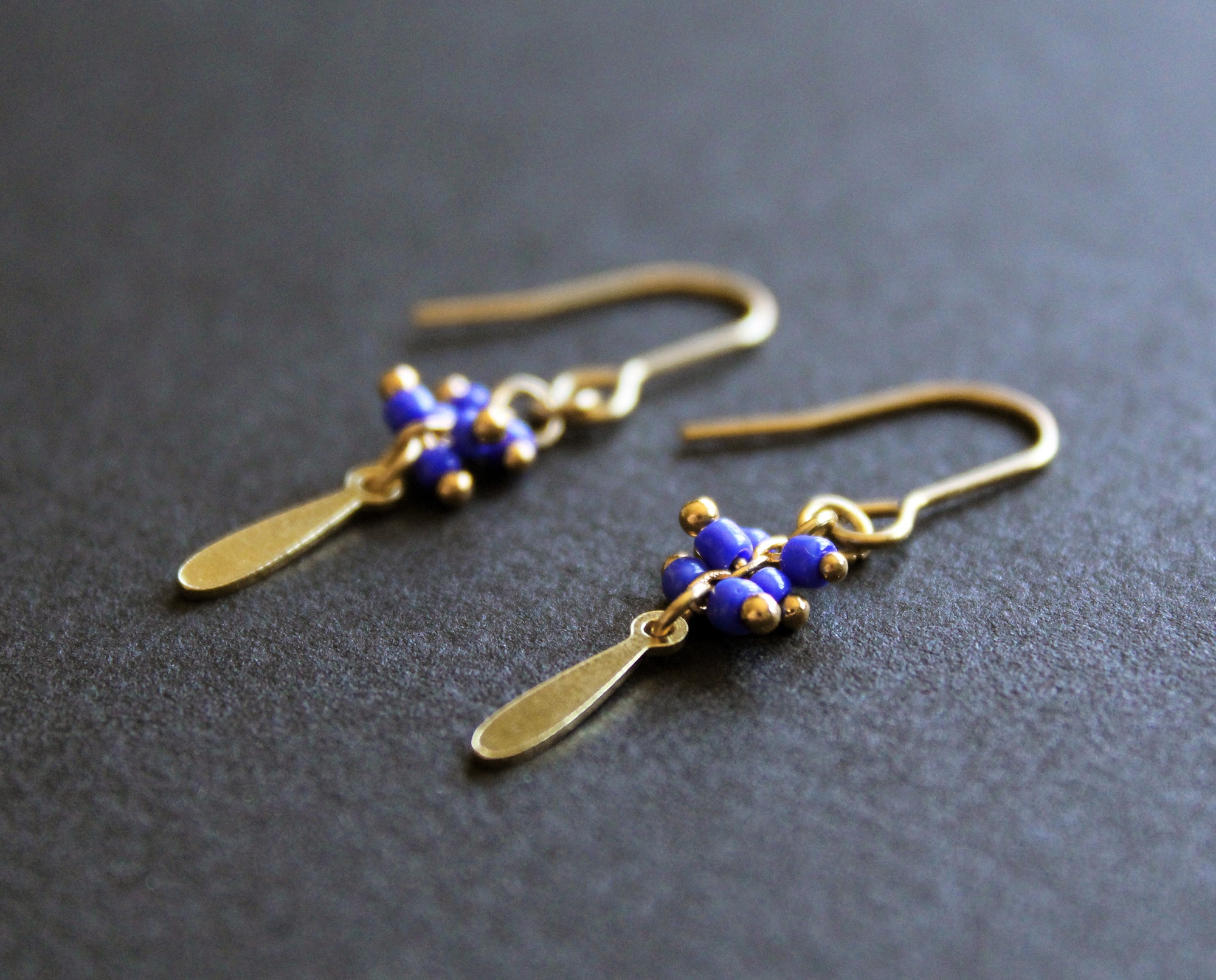 Palo Earrings Blue - Short