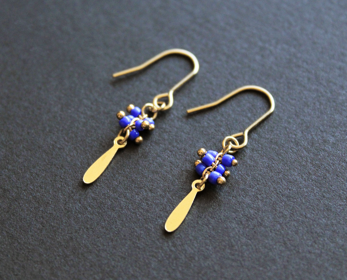 Palo Earrings Blue - Short