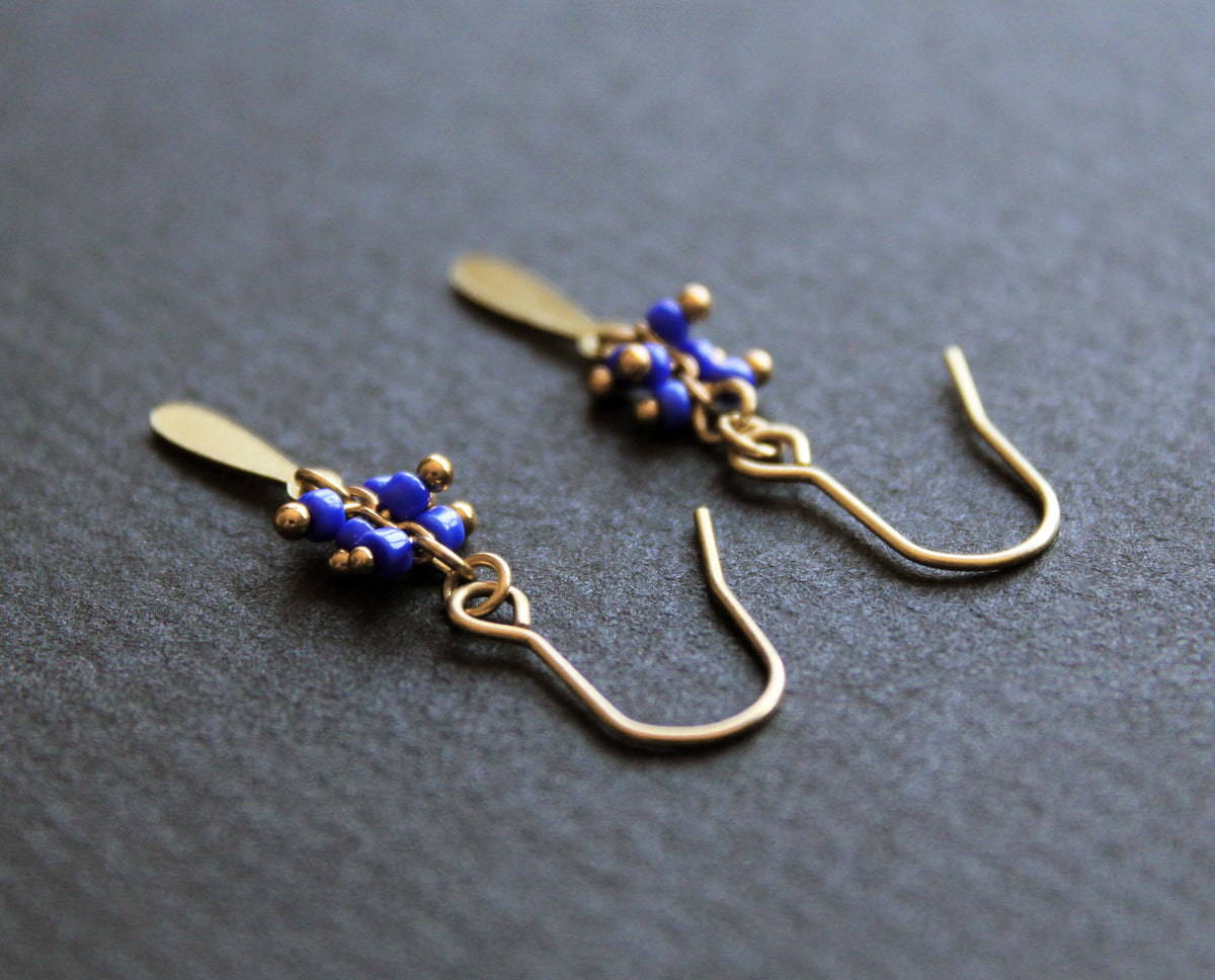 Palo Earrings Blue - Short