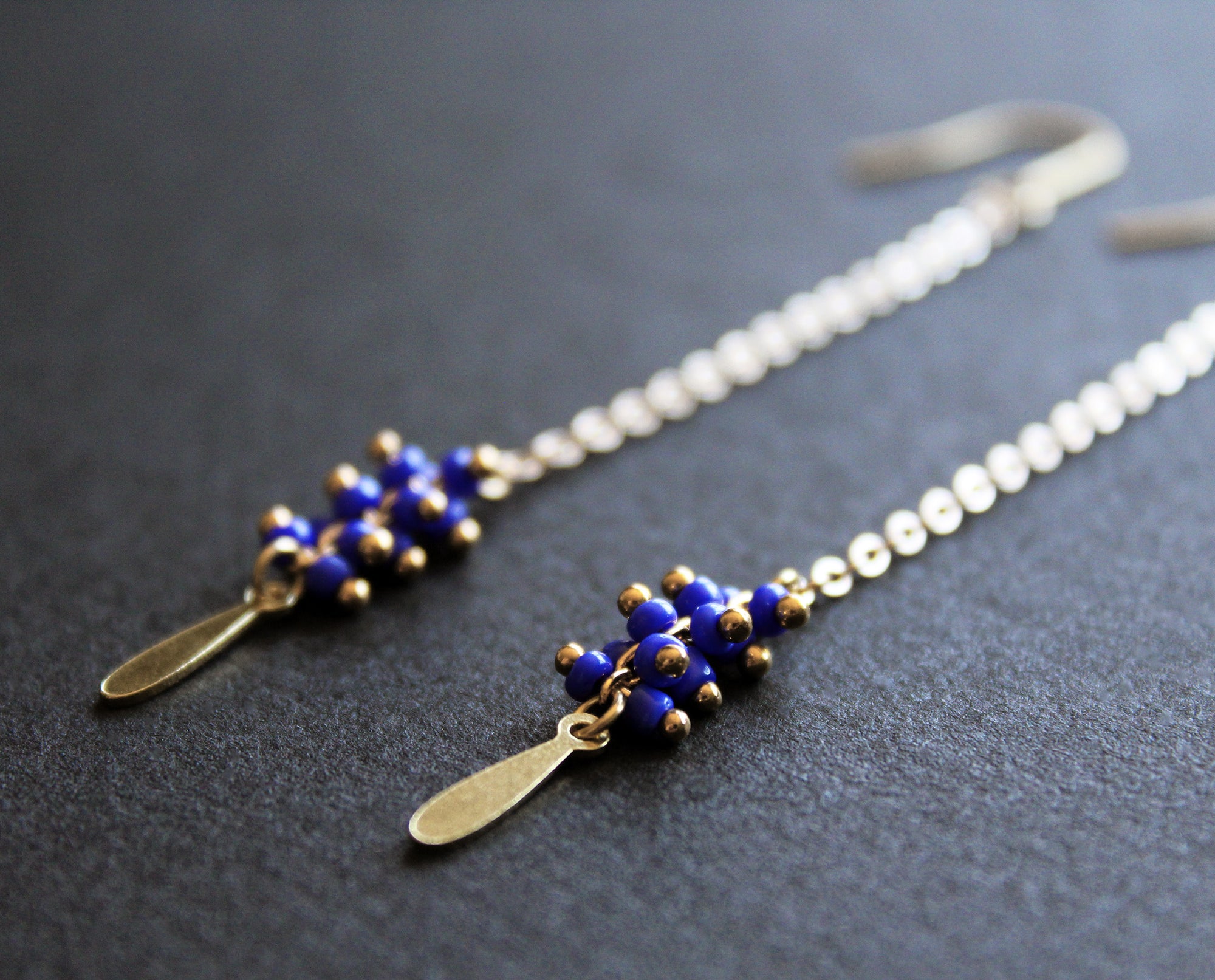 Palo Earrings Blue - Long