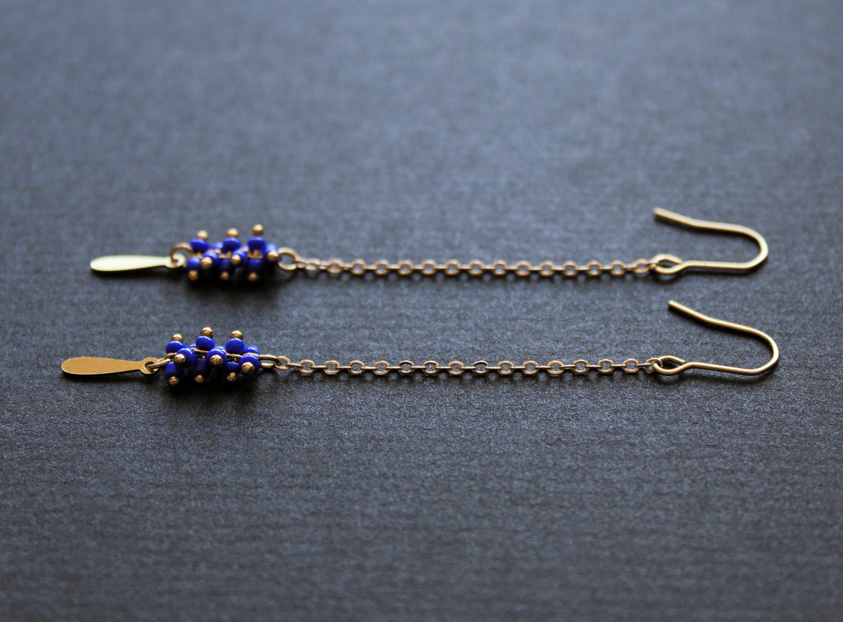 Palo Earrings Blue - Long