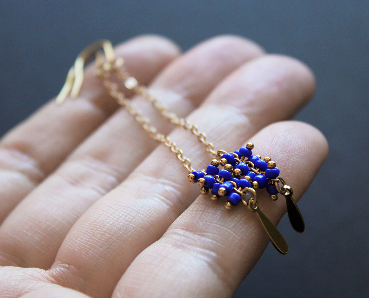 Palo Earrings Blue - Long