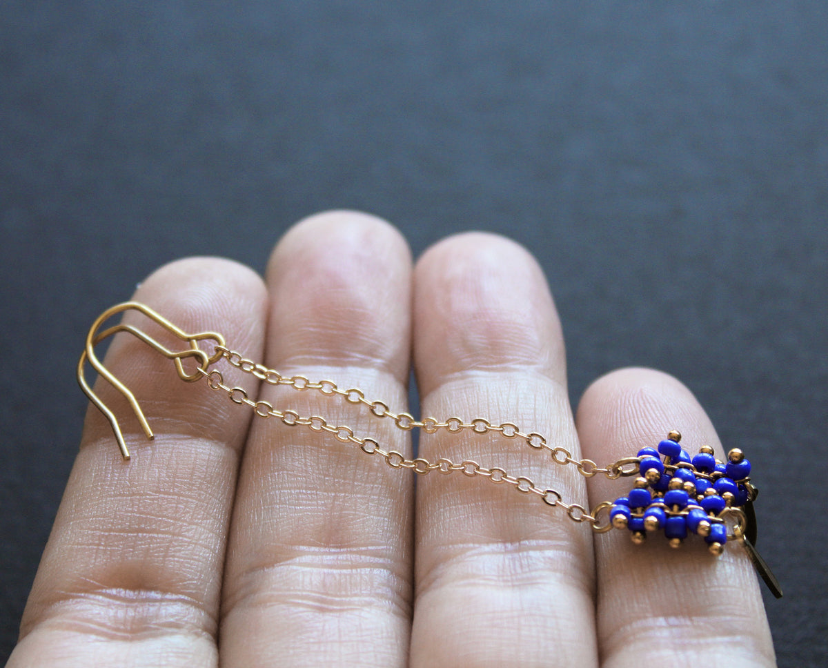 Palo Earrings Blue - Long