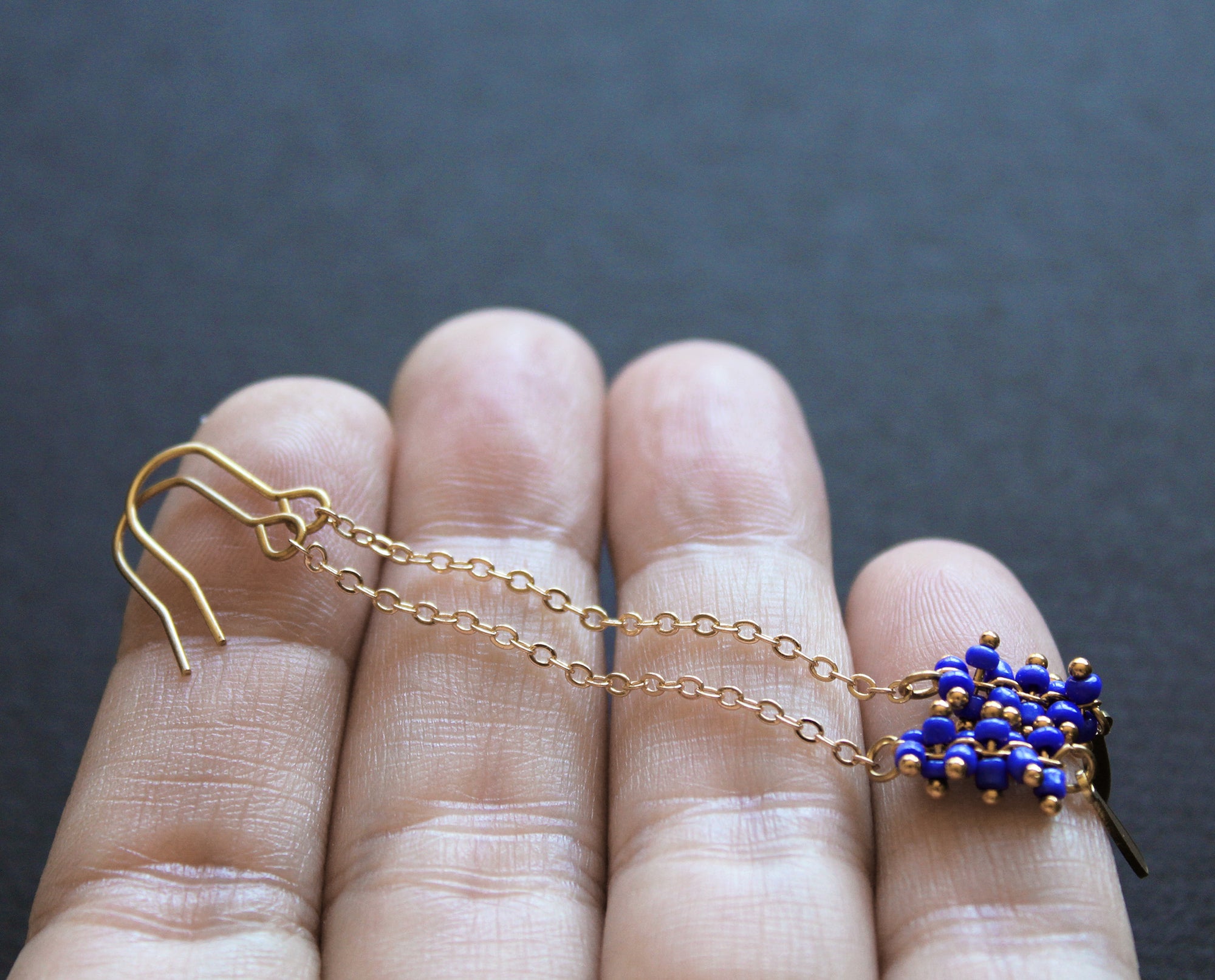 Palo Earrings Blue - Long