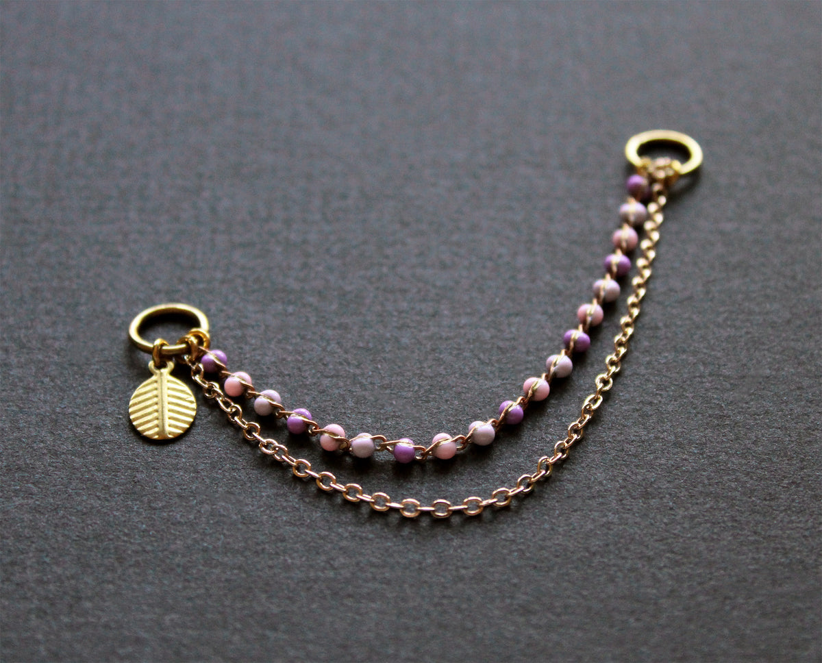 Lani Shoe Chain - Purple &amp; Pink