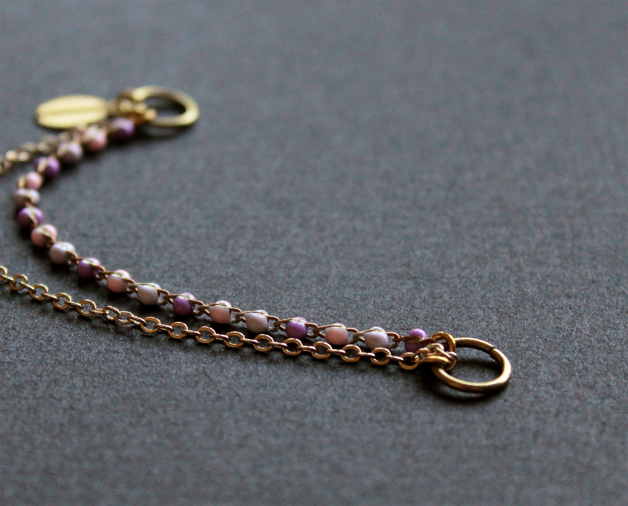 Lani Shoe Chain - Purple & Pink
