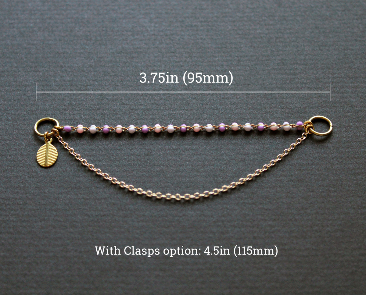 Lani Shoe Chain - Purple &amp; Pink