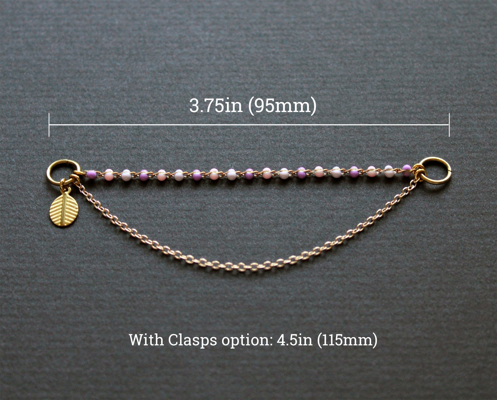 Lani Shoe Chain - Purple & Pink