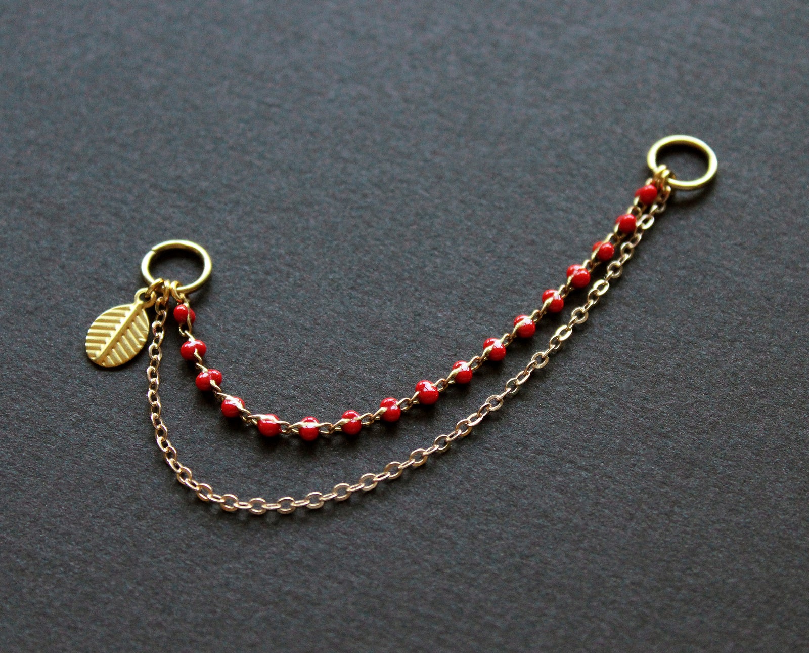 Lani Shoe Chain - Red