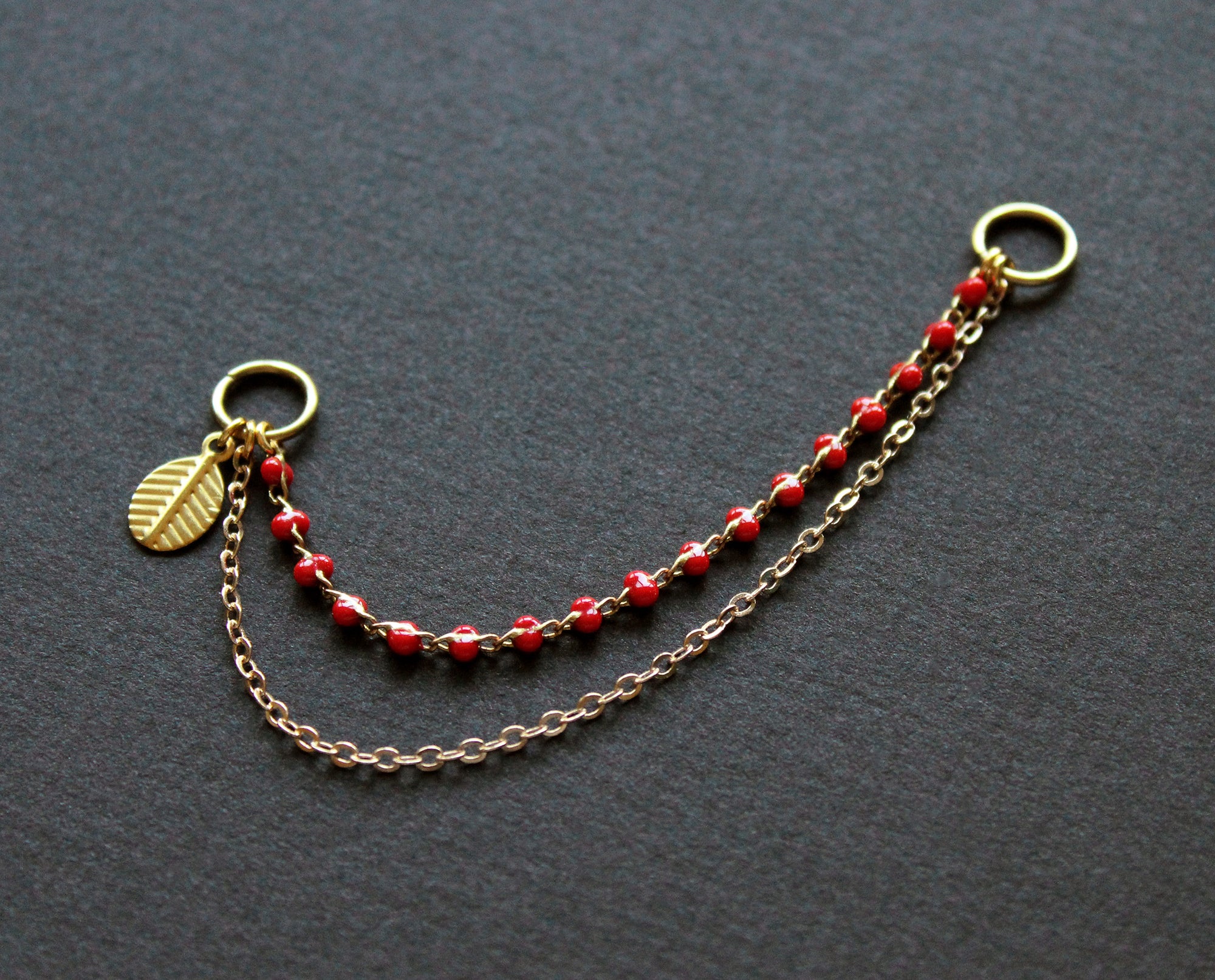 Lani Shoe Chain - Red