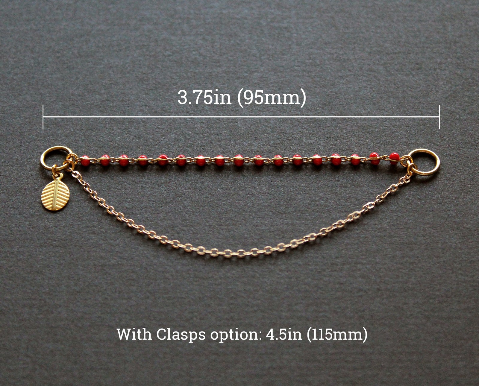 Lani Shoe Chain - Red