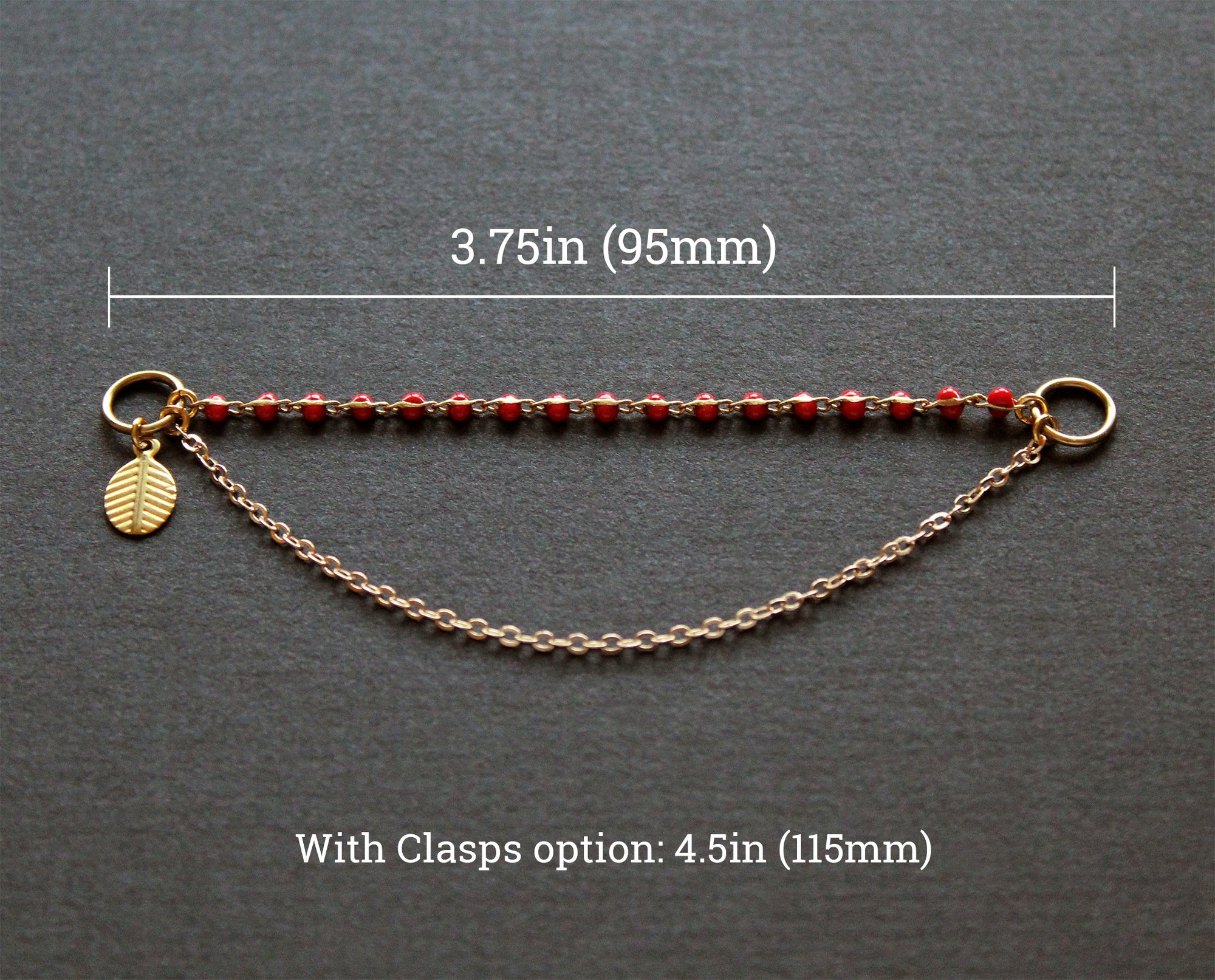 Lani Shoe Chain - Red