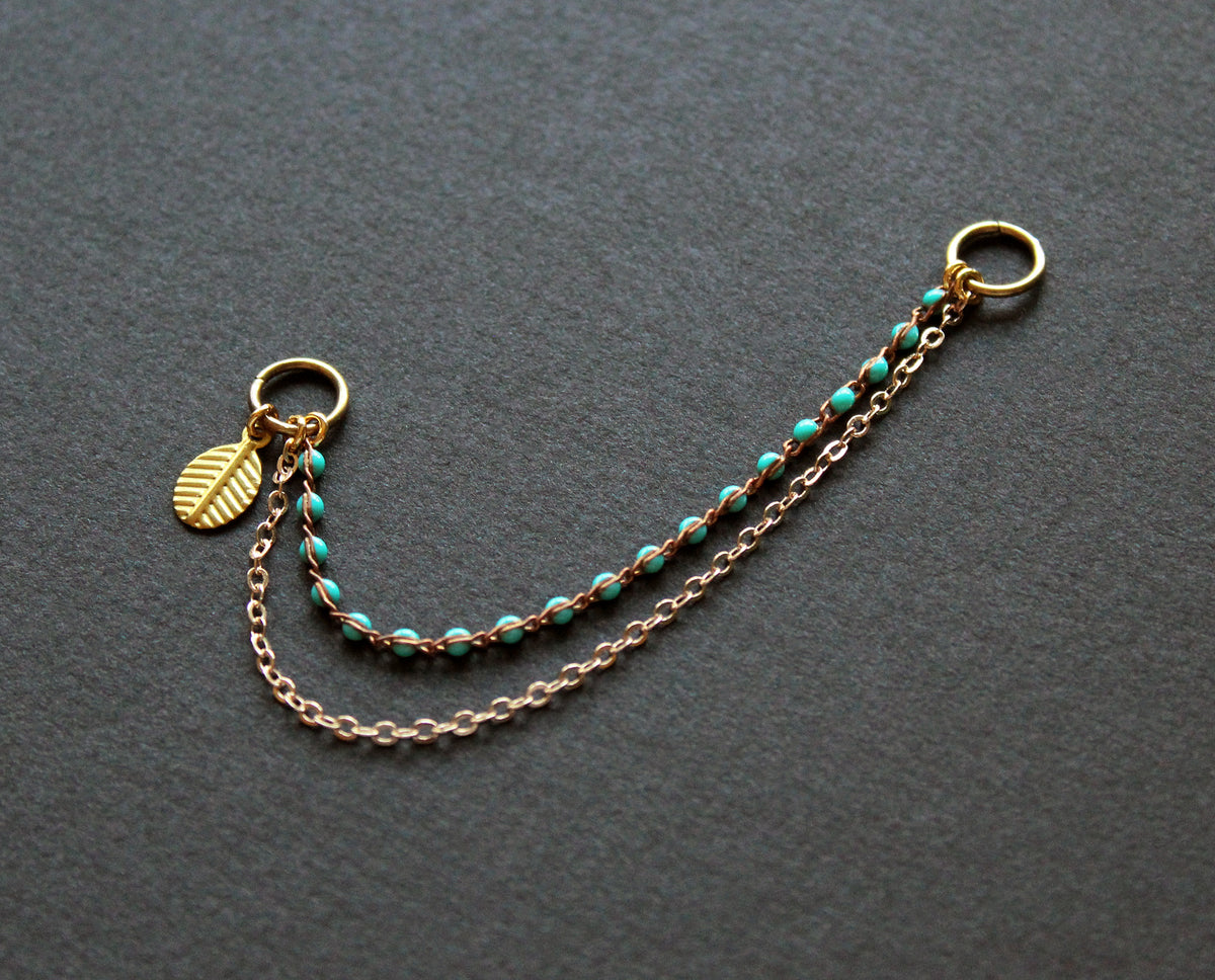 Lani Shoe Chain - Turquoise