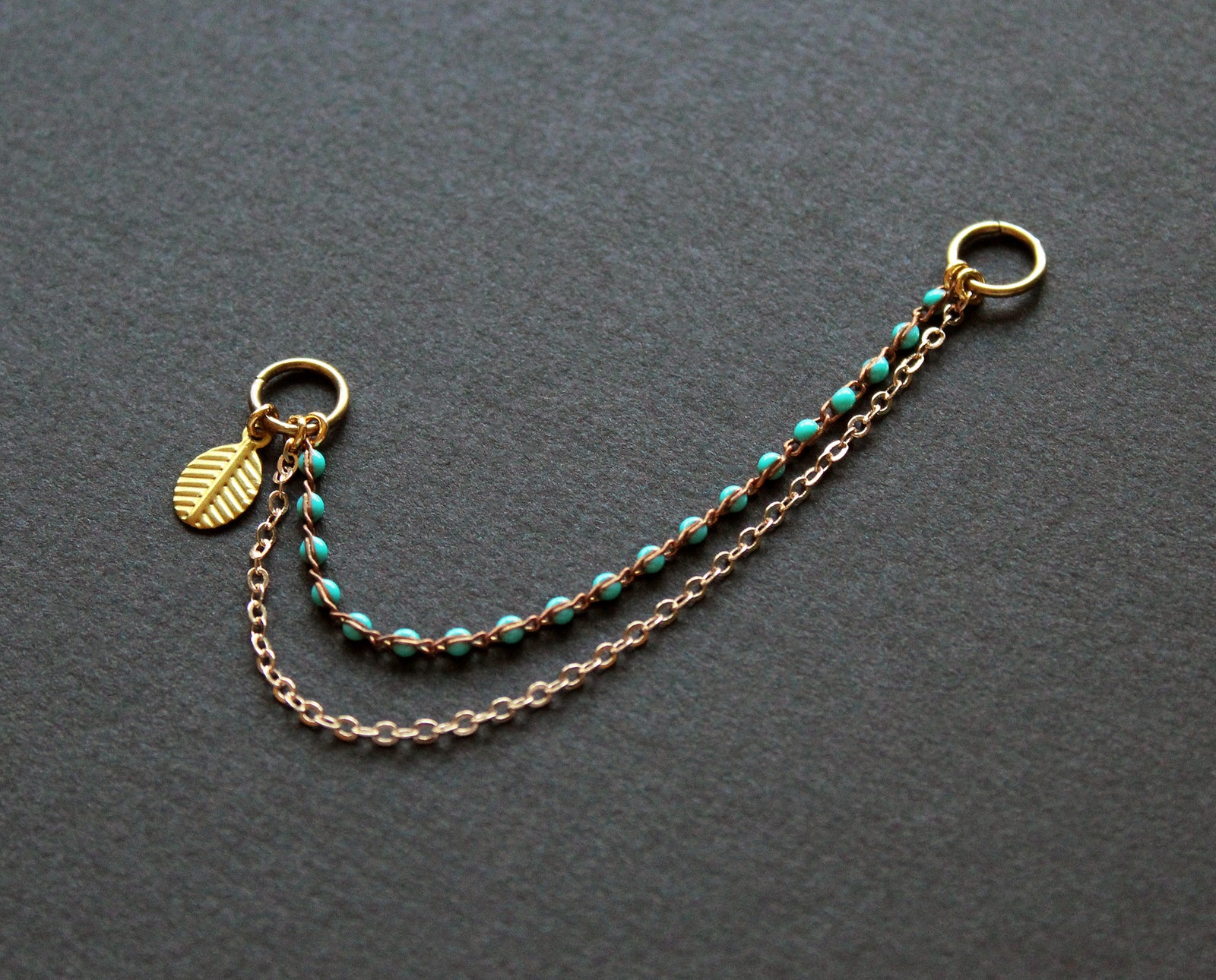 Lani Shoe Chain - Turquoise