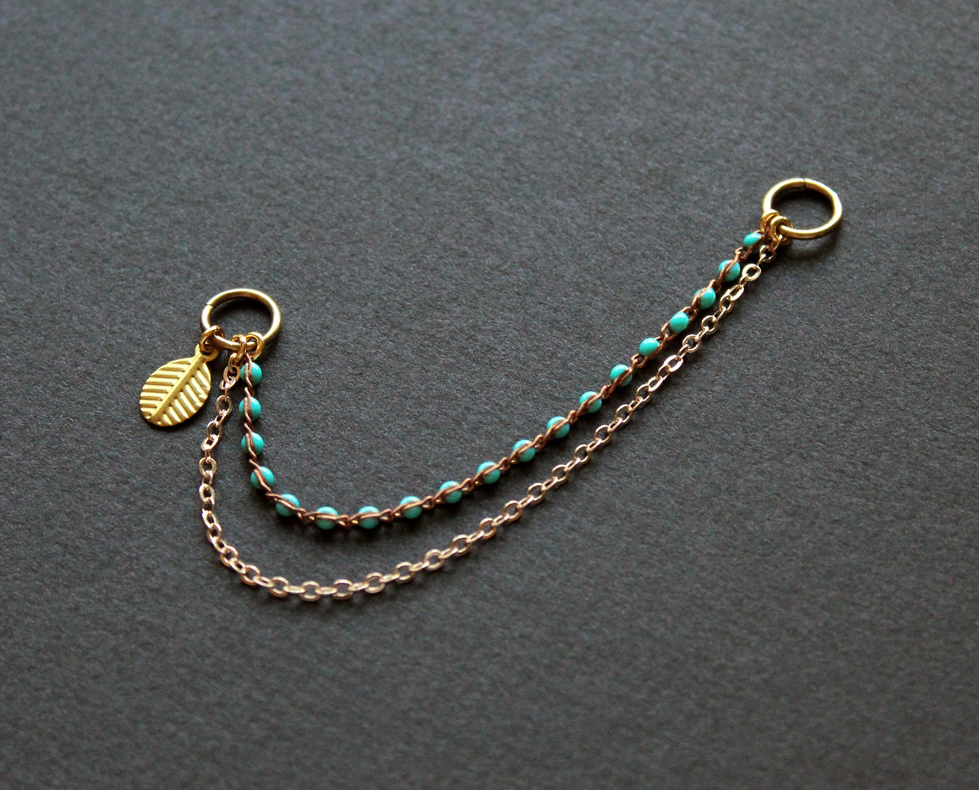 Lani Shoe Chain - Turquoise