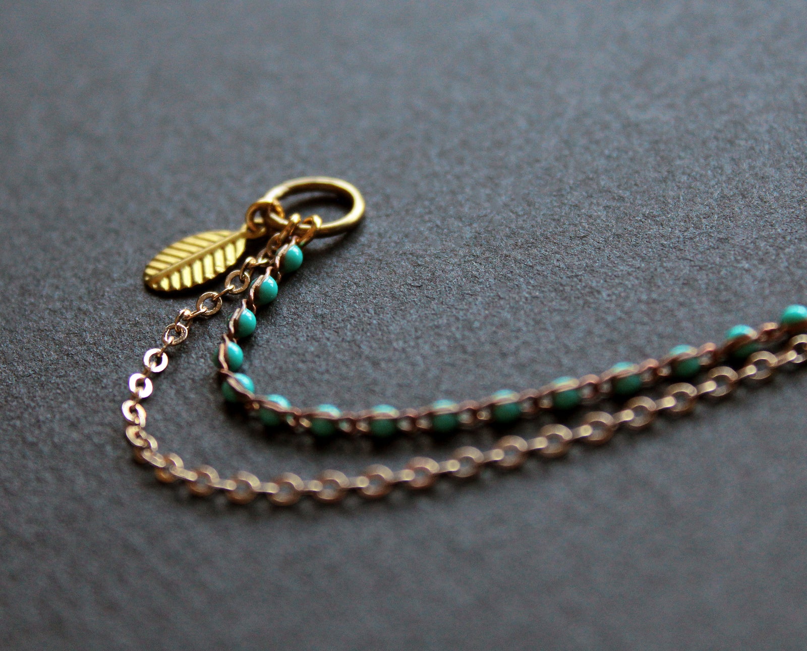 Lani Shoe Chain - Turquoise