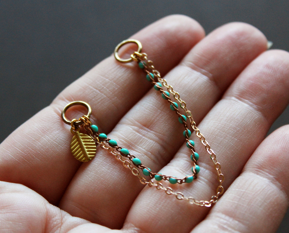 Lani Shoe Chain - Turquoise