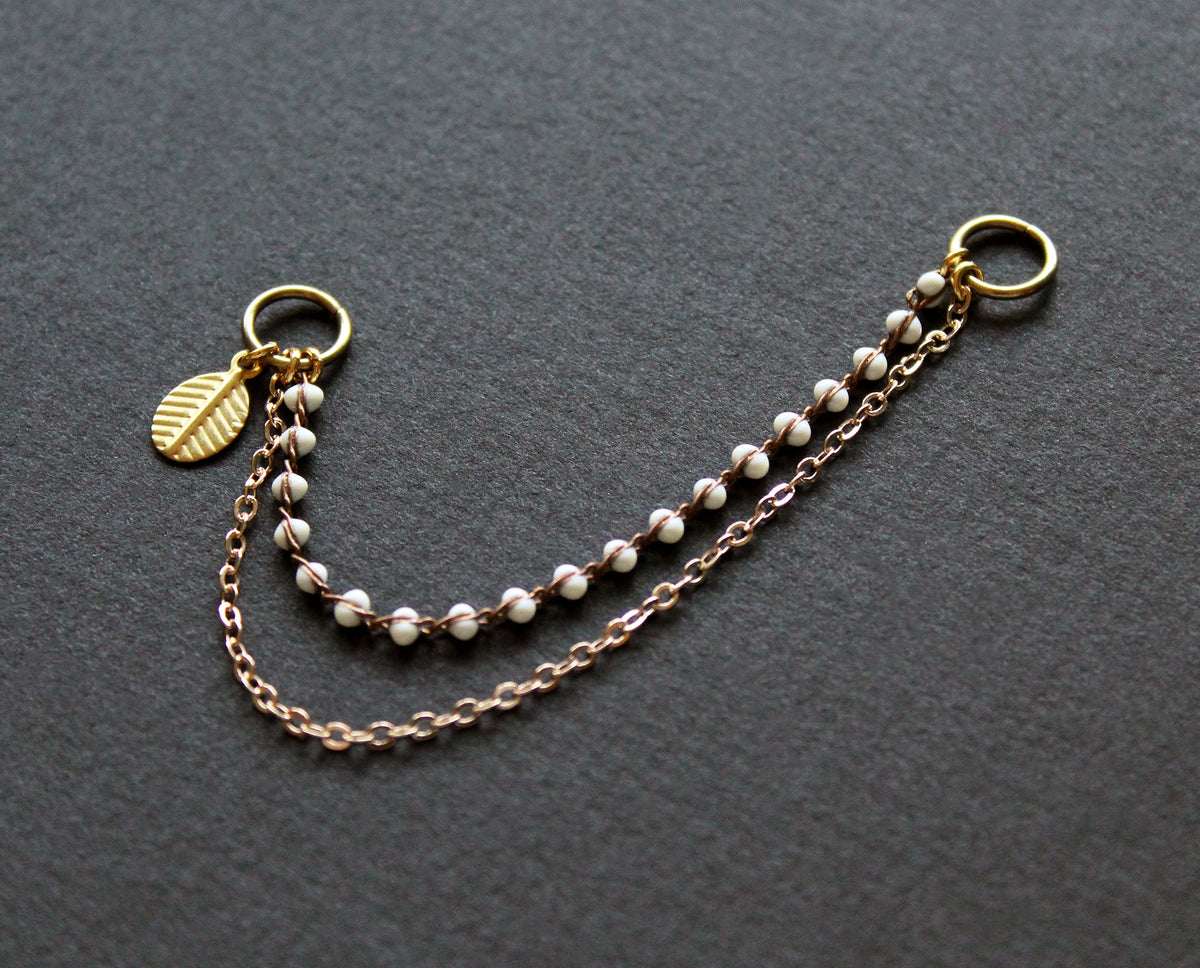 Lani Shoe Chain - White