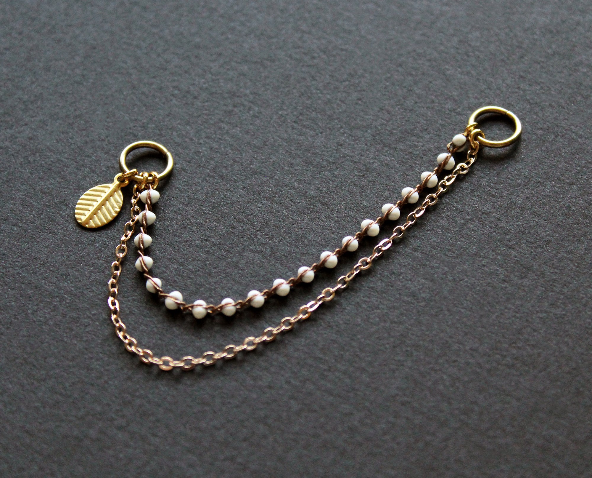 Lani Shoe Chain - White