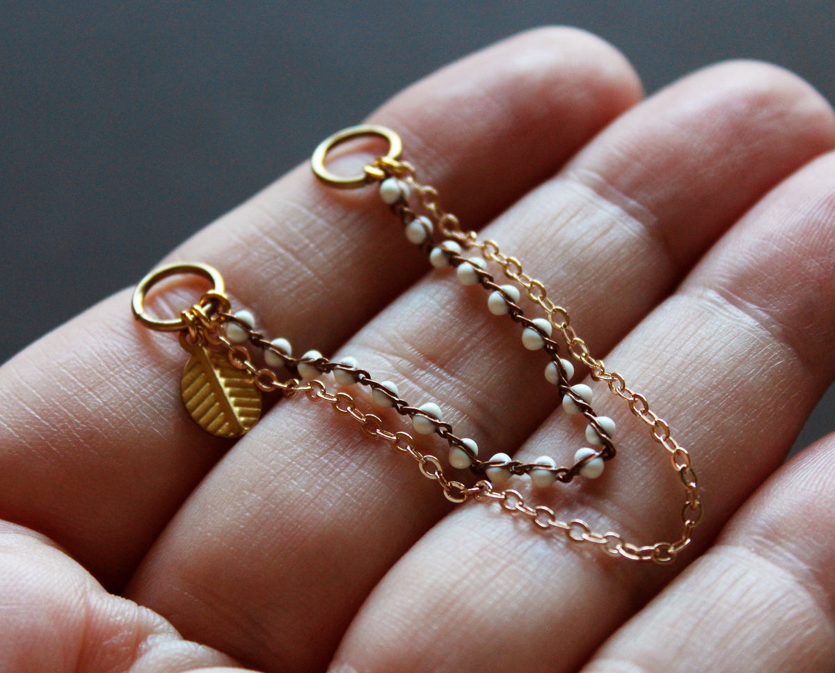 Lani Shoe Chain - White