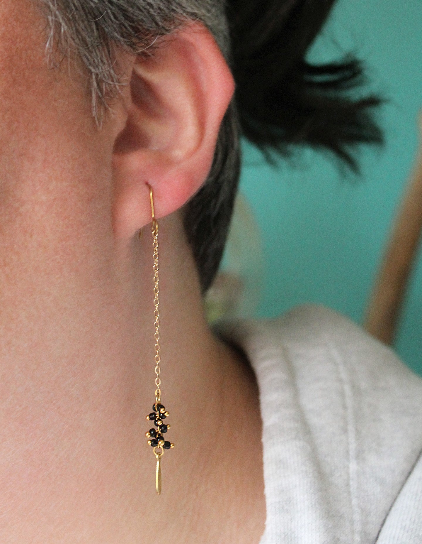 Palo Earrings Blue - Long