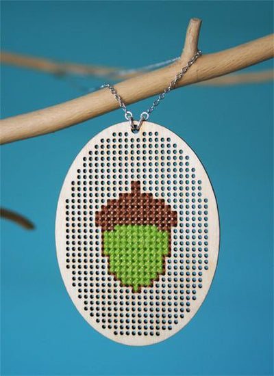 Acorn Necklace - Nea - 4