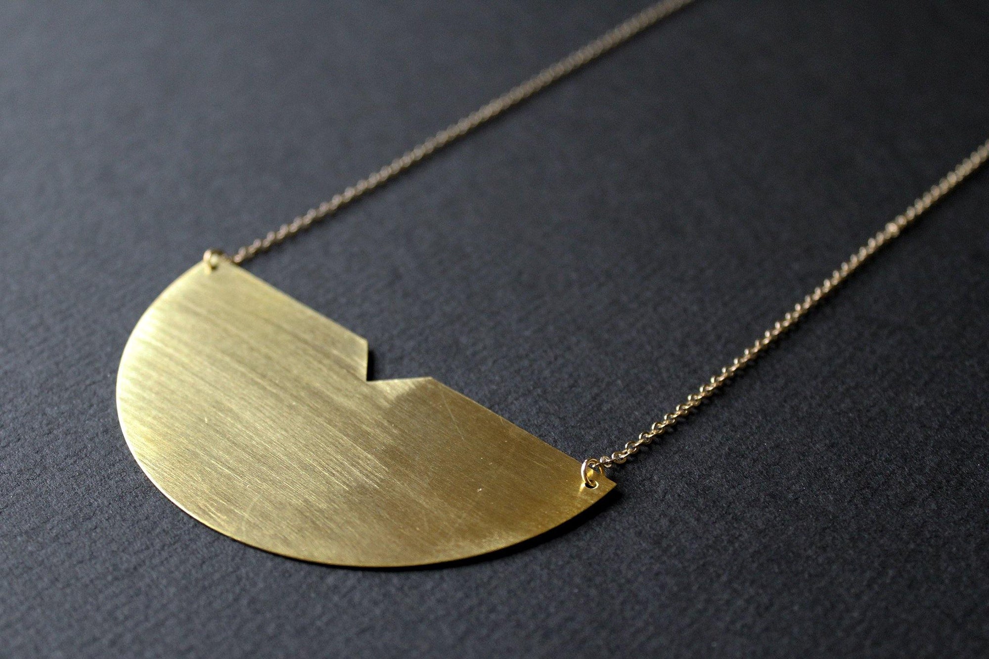 Meg Necklace 3in Brass - Nea