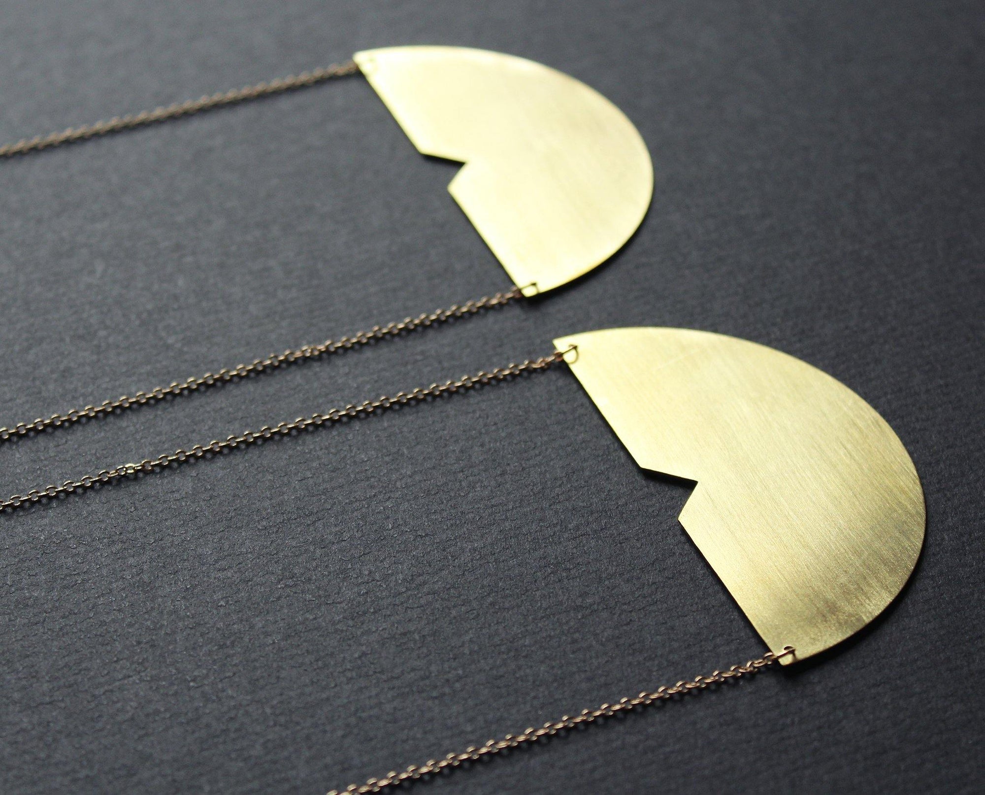 Meg Necklace 3in Brass - Nea