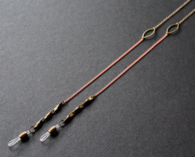 Modern Pink Glasses Chain - Artisan Nea Jewelry