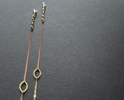 Modern Pink Glasses Chain - Artisan Nea Jewelry