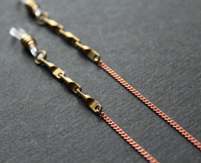 Modern Pink Glasses Chain - Artisan Nea Jewelry