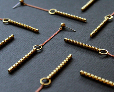 Jillian Earrings Black - Nea