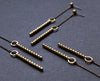 Jillian Earrings Black - Nea