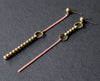 Jillian Earrings Asymmetric Pink - Nea