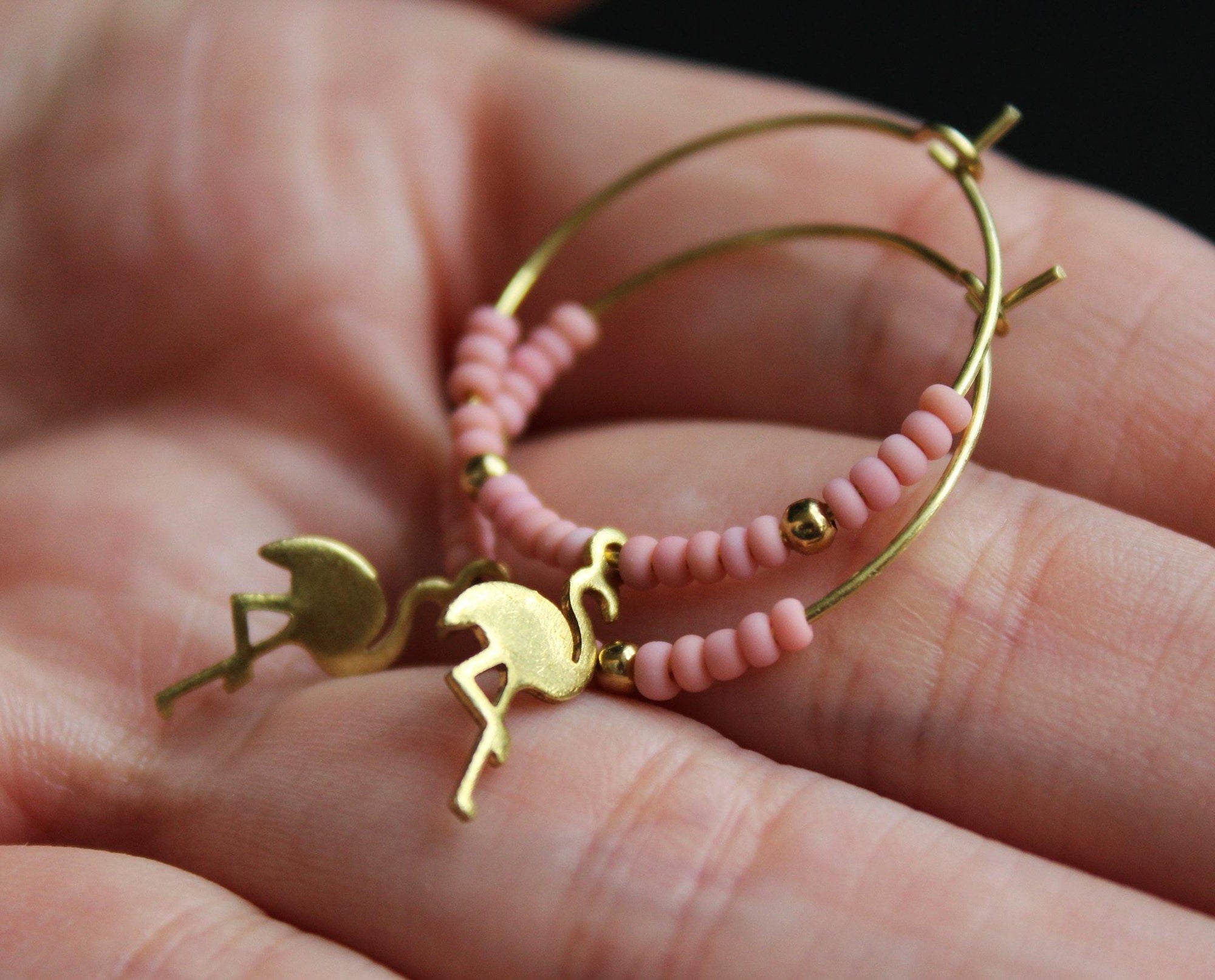 Flamingo sales charm bracelet