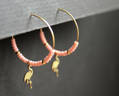 Flamingo Earrings - Nea