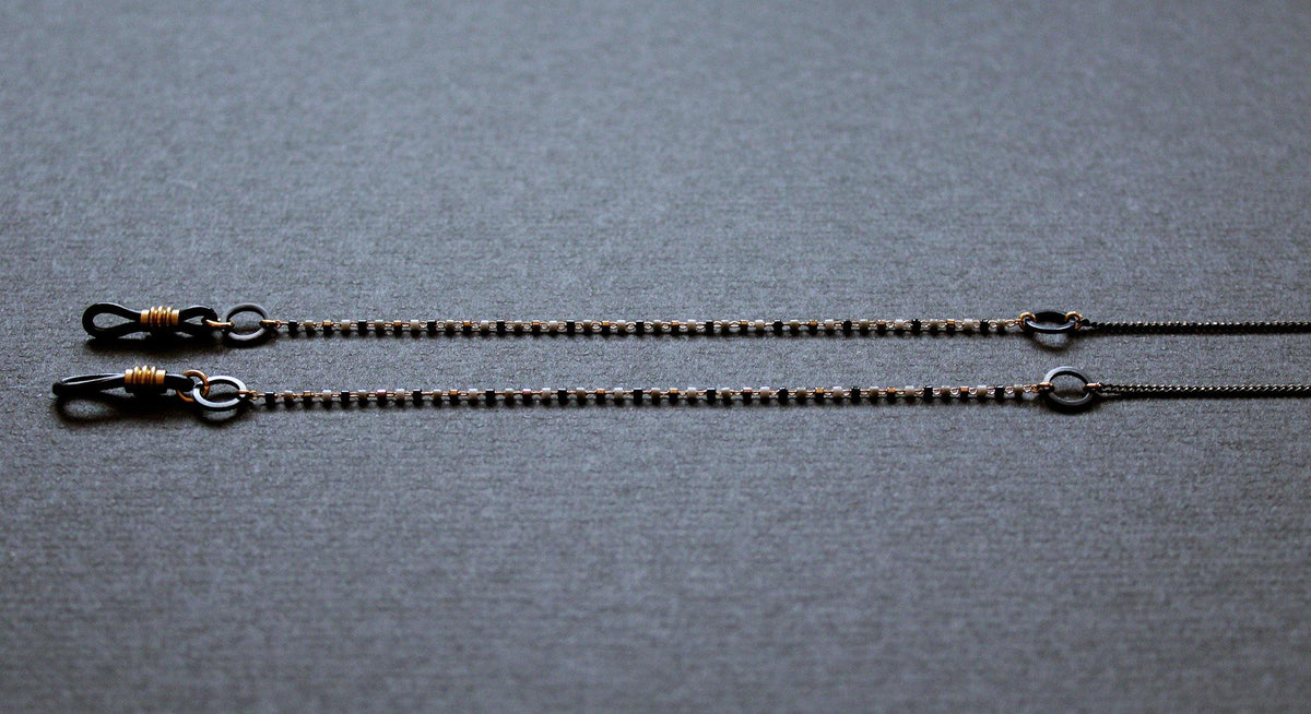 Nox beaded glasses strap - Unique modern designer Nea Jewelry