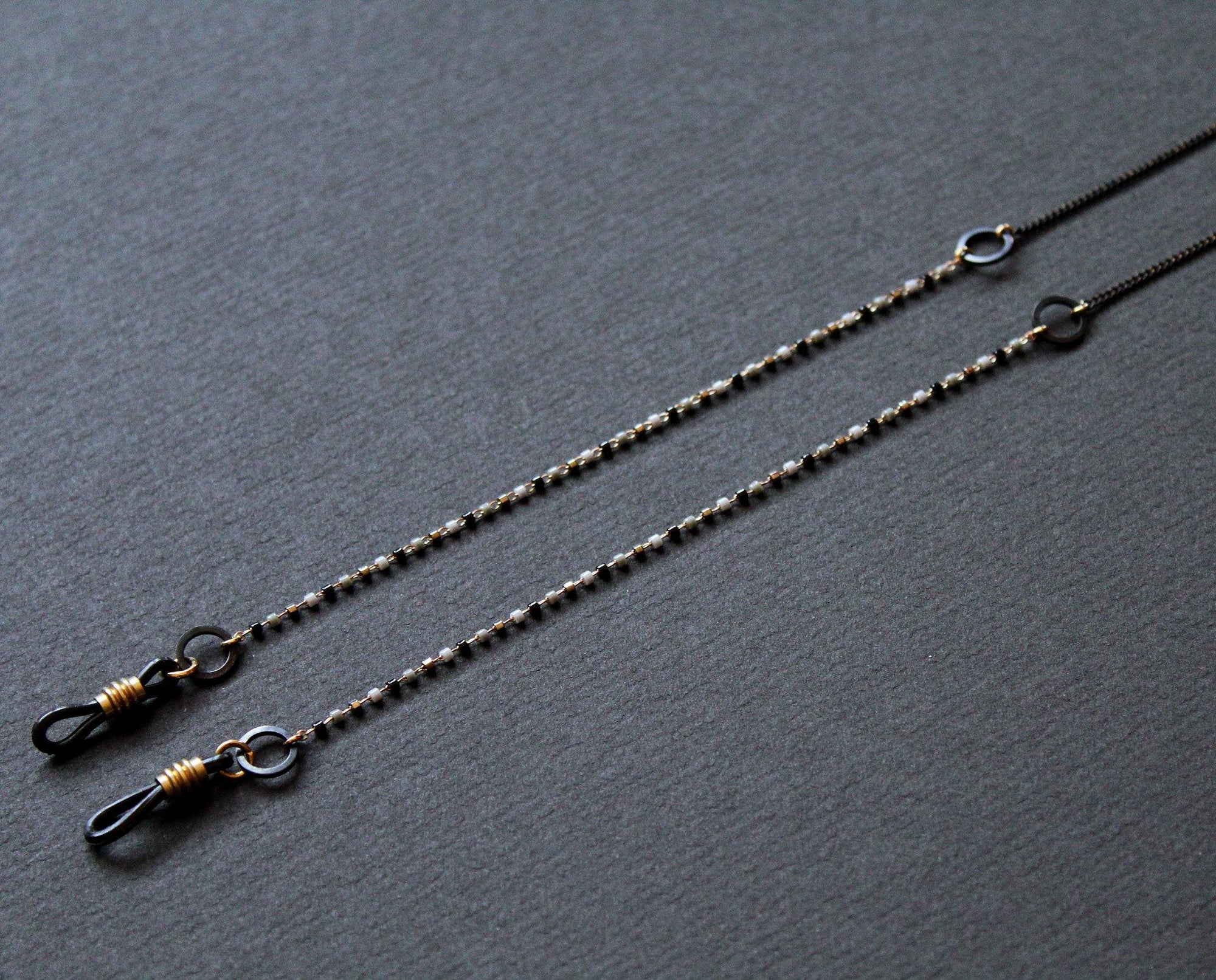 Nox beaded glasses strap - Unique modern designer Nea Jewelry